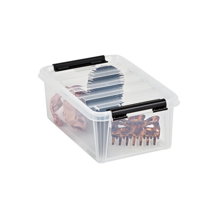 Box, Small, SMARTSTORE 4L, CLASSIC, 30 x 19 x H11cm, Clear / Black