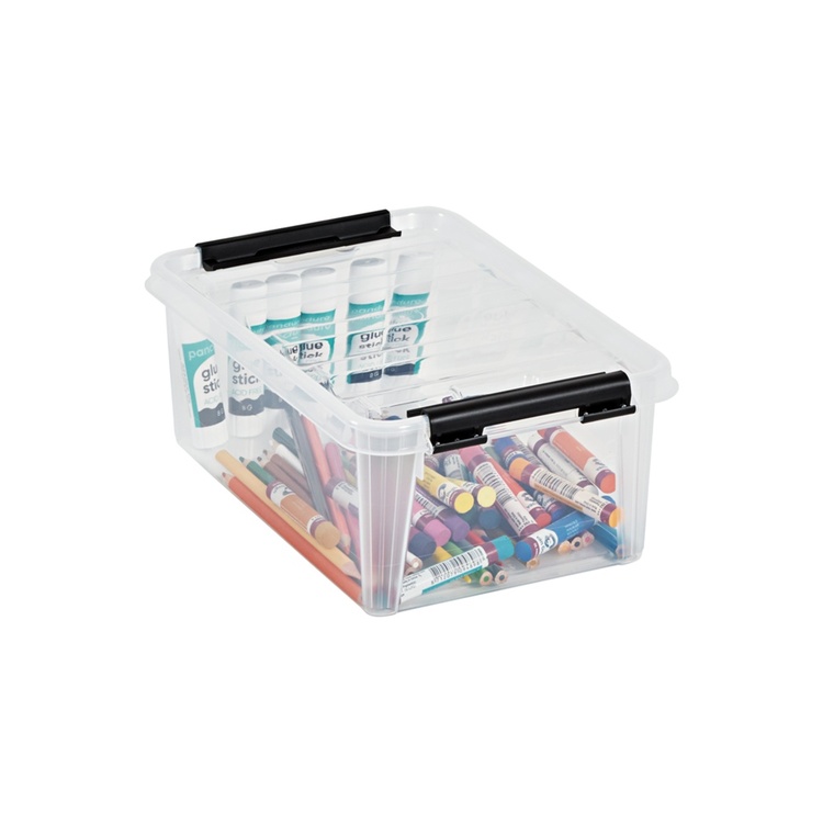 Box, Small, SMARTSTORE 4L, CLASSIC, 30 x 19 x H11cm, Clear / Black
