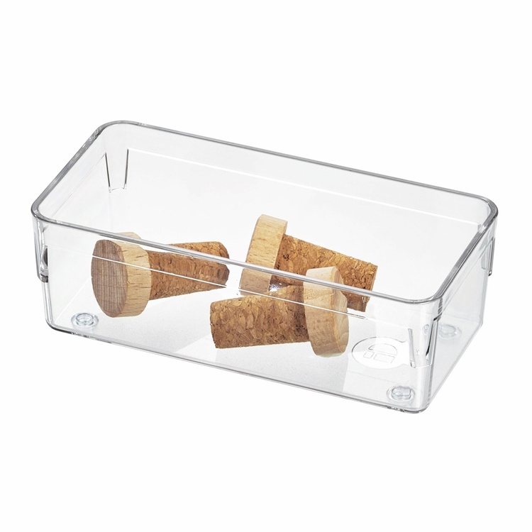 Drawer Organisers, iDESIGN DRAWER SOLUTIONS SMALL, 15,2 x 7,6 x H 5,1 cm, Transparent