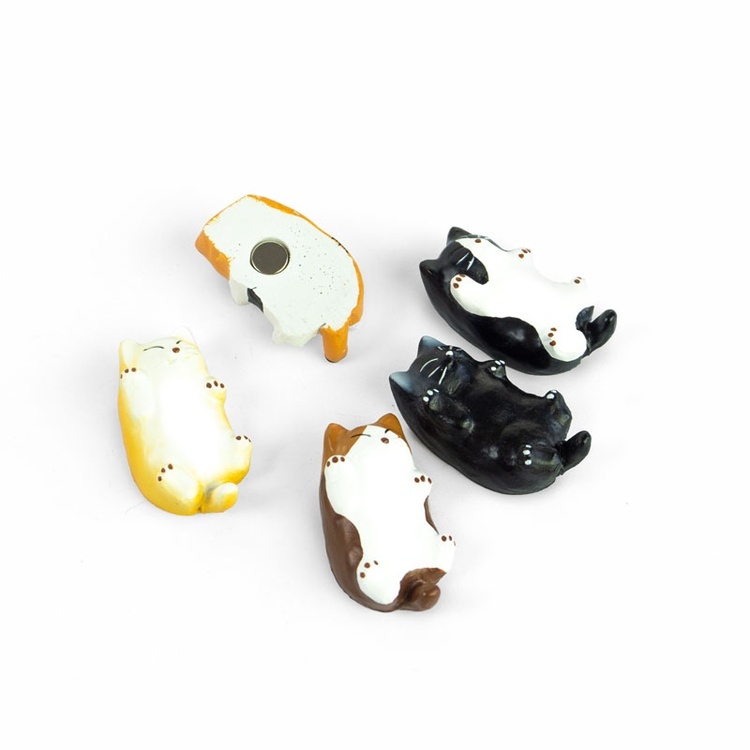 Magnets Cats, Set of 5, KITTY, multicolor