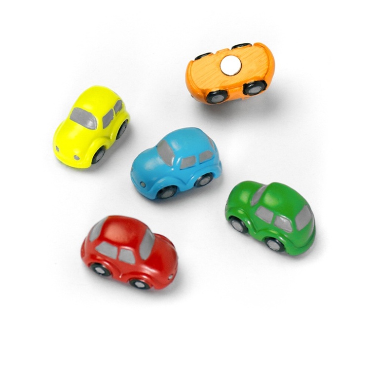 Magnets, Colourful Mini Cars. Set of 5, TRAFFIC, Assorted