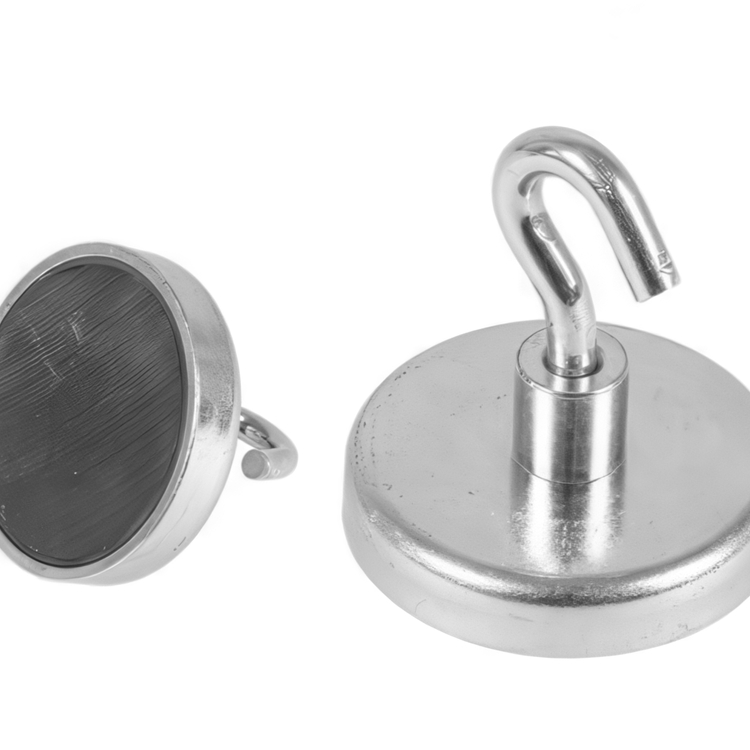Magnetic hook, Flat, super strong- 8 kg, MEDIUM POWER HOOK, Ø 3,6 cm
