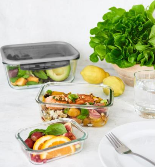 Glas Food Storage, 1,6L,SMARTSTORE LARGE, Clear