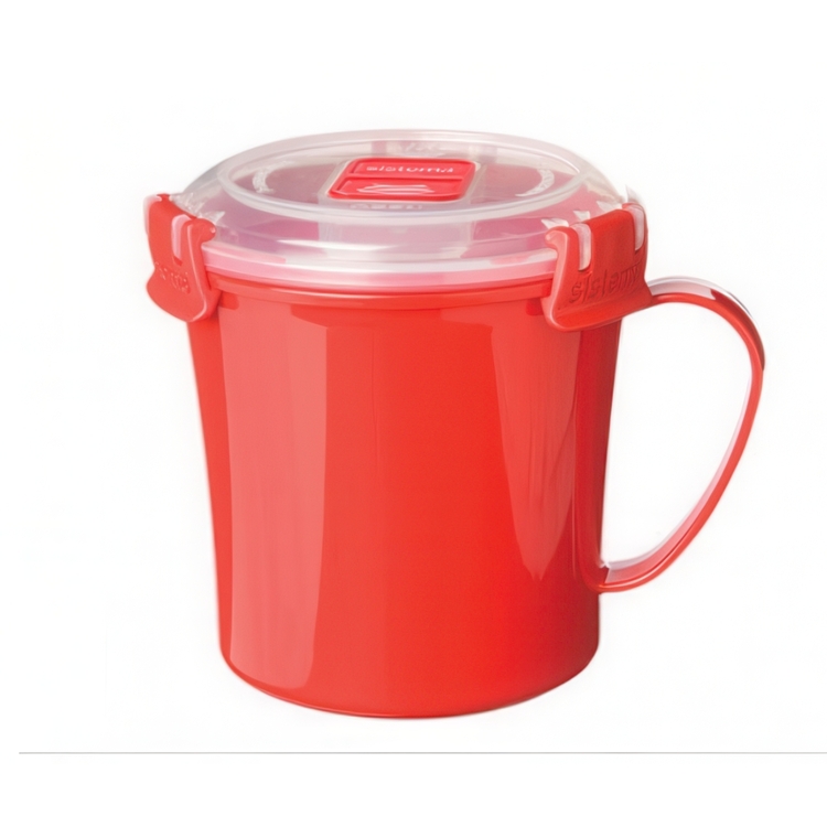 Soup Mug, 66,ml. MICROWAVE , 14 x 11 x H 12 cm, Red
