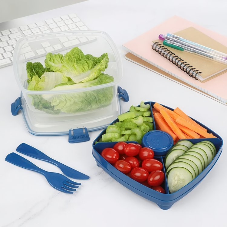 Lunch box, 1.63 L, SALAD TO GO MAX