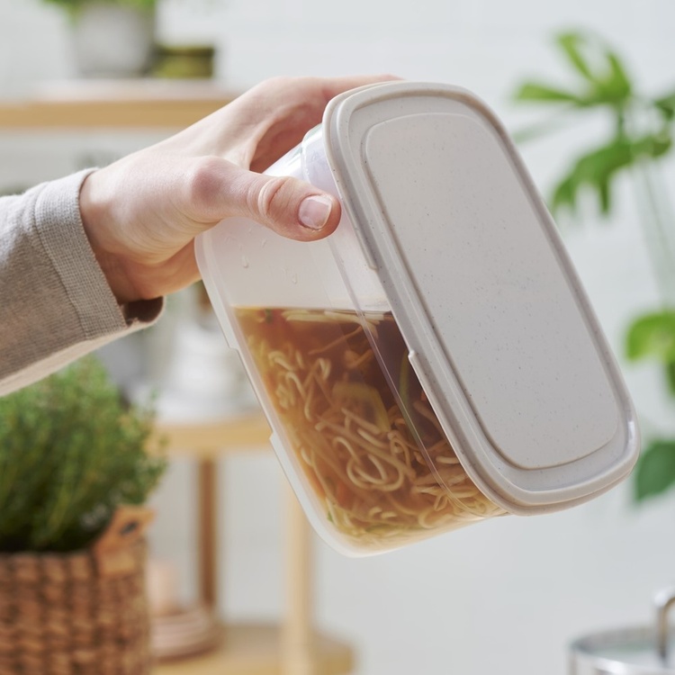 Food storage, 1 L, SMARTSTORE SUSTAIN, Transparent / Earl grey