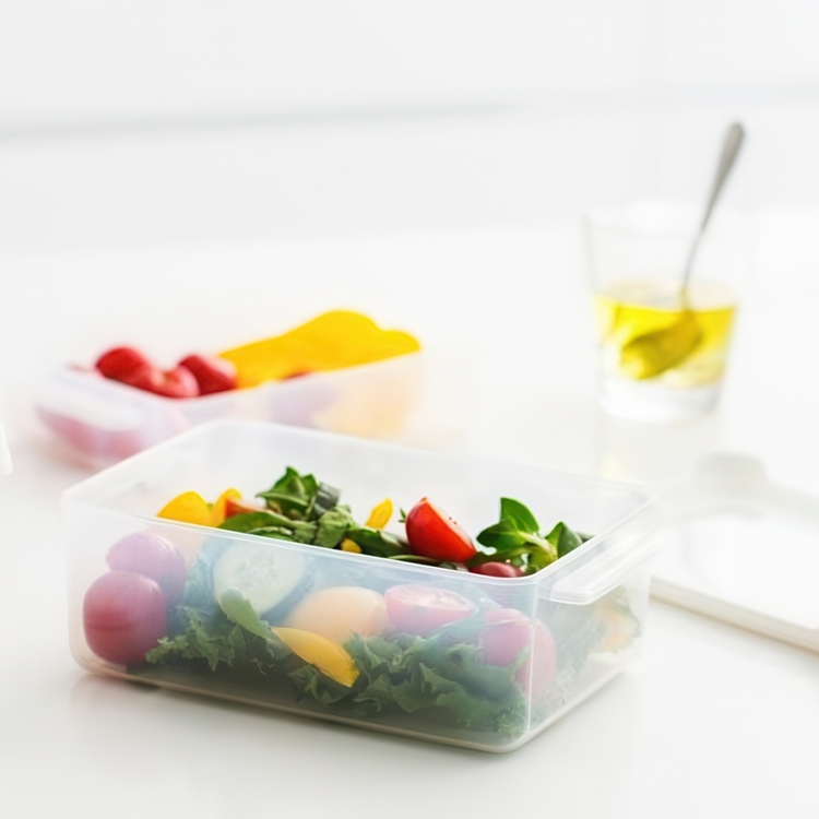Lunch box, 0,6 L, SMARTSTORE SNACK, Clear White
