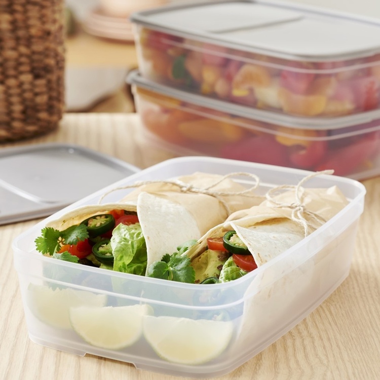 Food storage, 1,6 L, SMARTSTORE SUSTAIN, Transparent / Earl grey