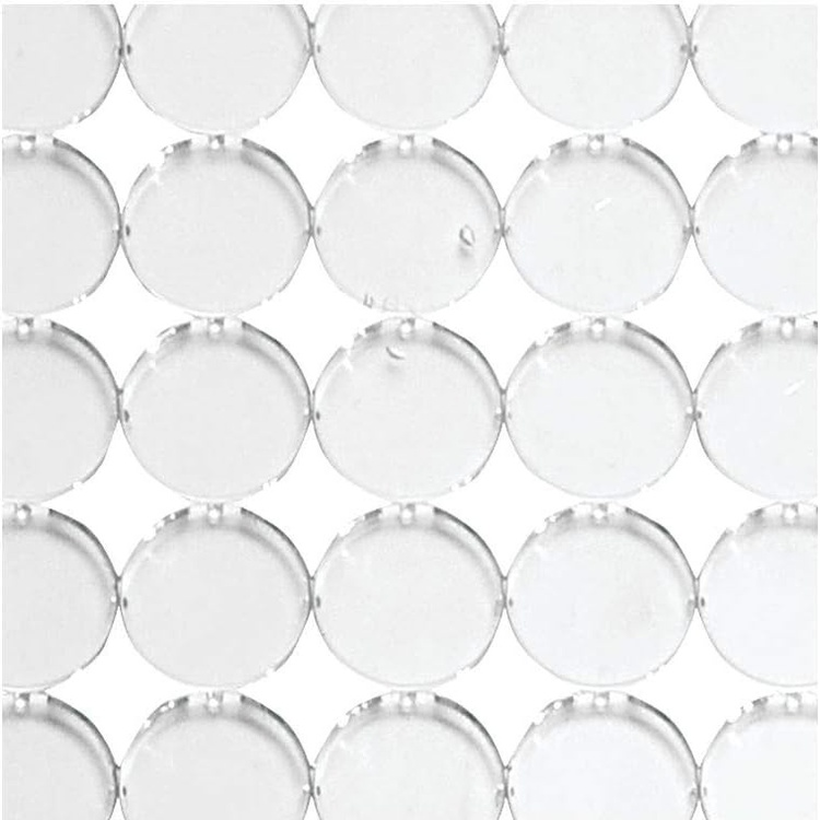 Sink Mat, CRYSTAL SQUARE SINK MAT, 27 x 31 cm, Clear