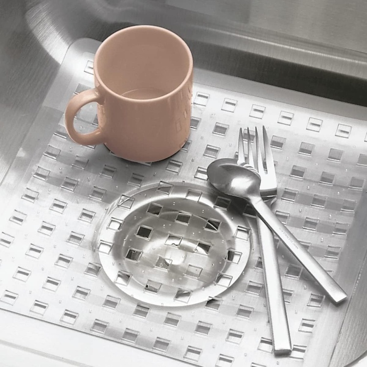 Sink Mat, iDESIGN SQUARE SINK MAT, 28 x 32 cm