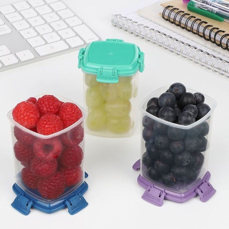 Mini containers, Set of 3, 138 ml, MEDIUM KNICK KNACK TO GO, Mix