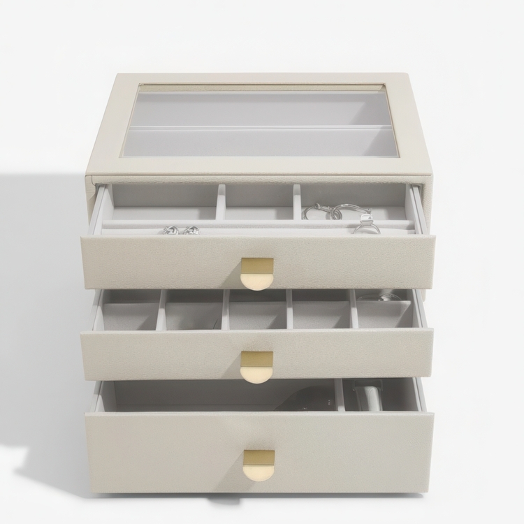 Jewellery Box, 3 layers, CLASSIC STACKERS DRAWERS