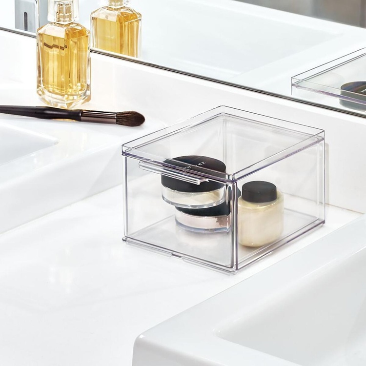Drawer, Large High, THE HOME EDIT SMALL ALL-PURPOSE DRAWER, 13,3 x 17,8 x H 10,8 cm, Transparent