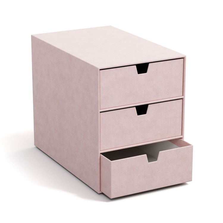 Drawer box storage, Slim, BIGSO INGRID RESTORE, 25,5 x 16 x H 20,5 cm