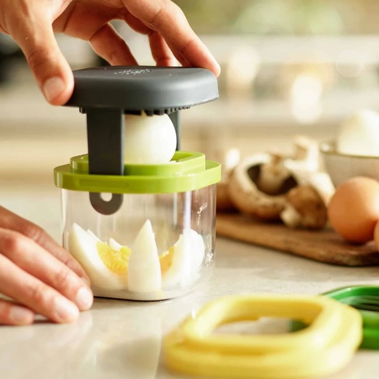 Food preparation Sert, 3-IN-1 MULTI-PREP, Joseph Joseph, Green / Yellow