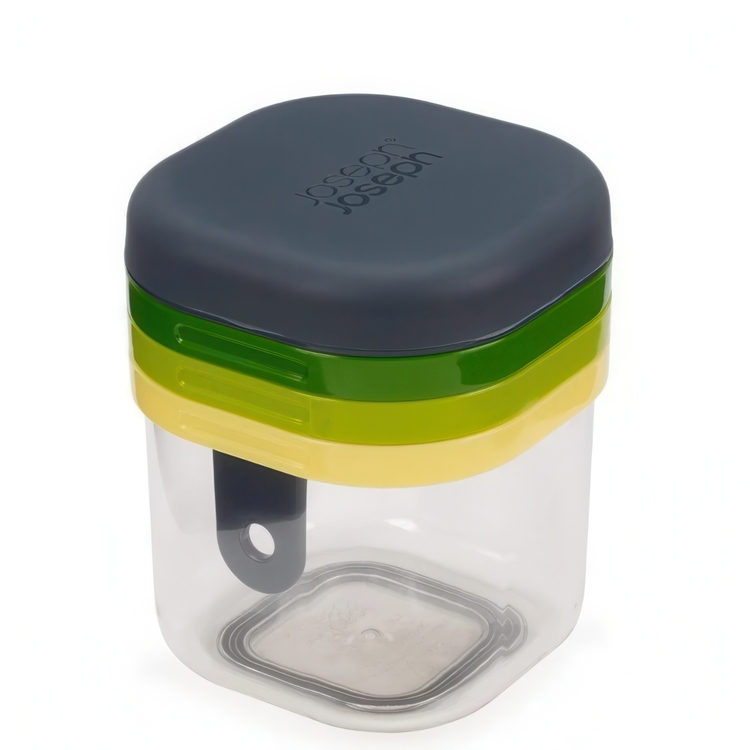 Food preparation Sert, 3-IN-1 MULTI-PREP, Joseph Joseph, Green / Yellow