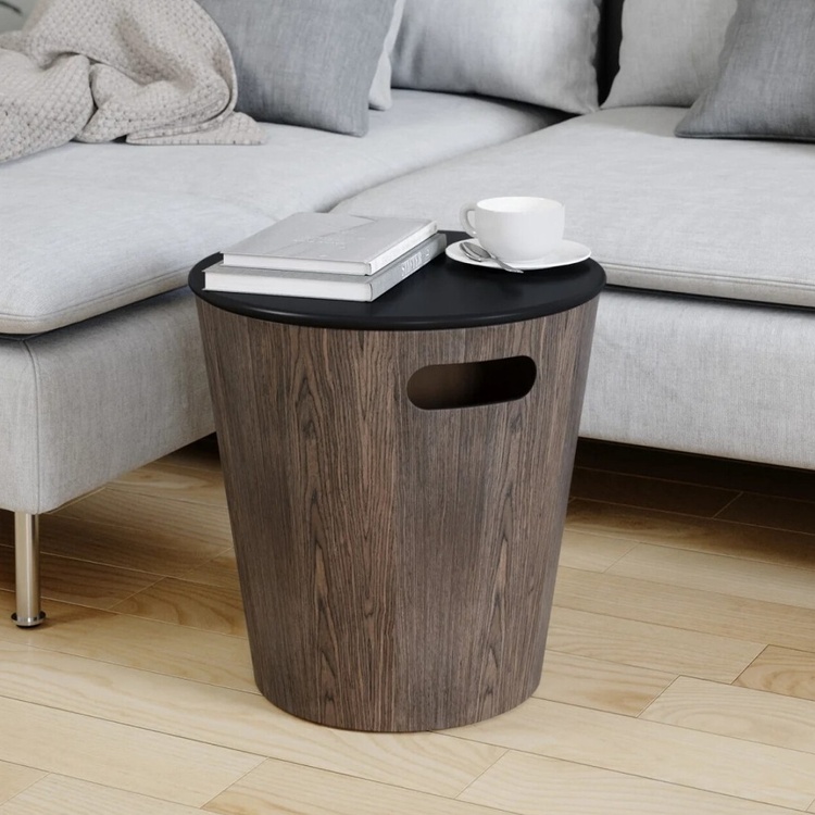 Stool / Table with storage, WOODROW, Umbra