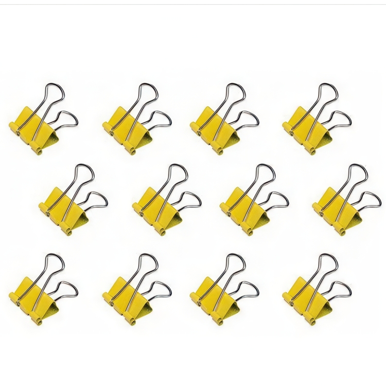 Fold Back Clips, 12 pcs, FOLDBACK MINI, 15 mm