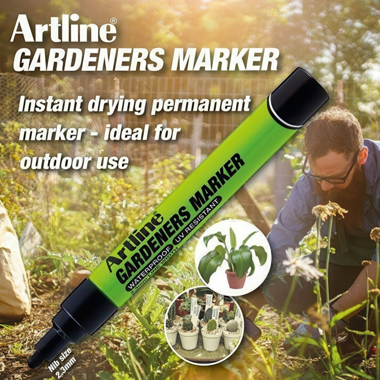 Garden pen, ARTLINE GARDENERS MARKER 2.3 mm, White