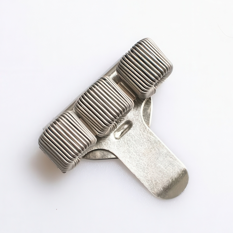 Pen holder in metal for 3 pens, TRIPLE PEN-CLIP, Silver