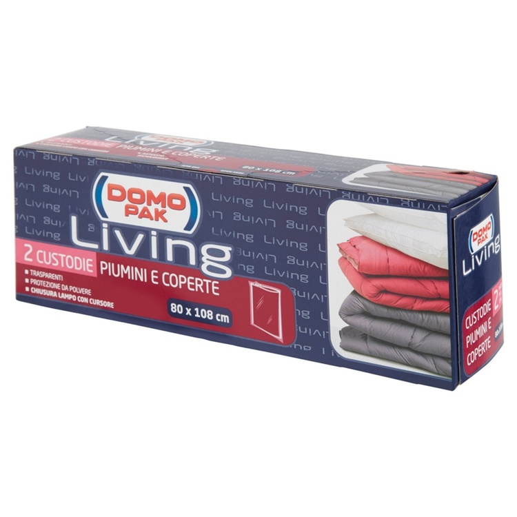 Duvets Covers, Set of 2, LIVING, 80 x H 108 cm, Clear