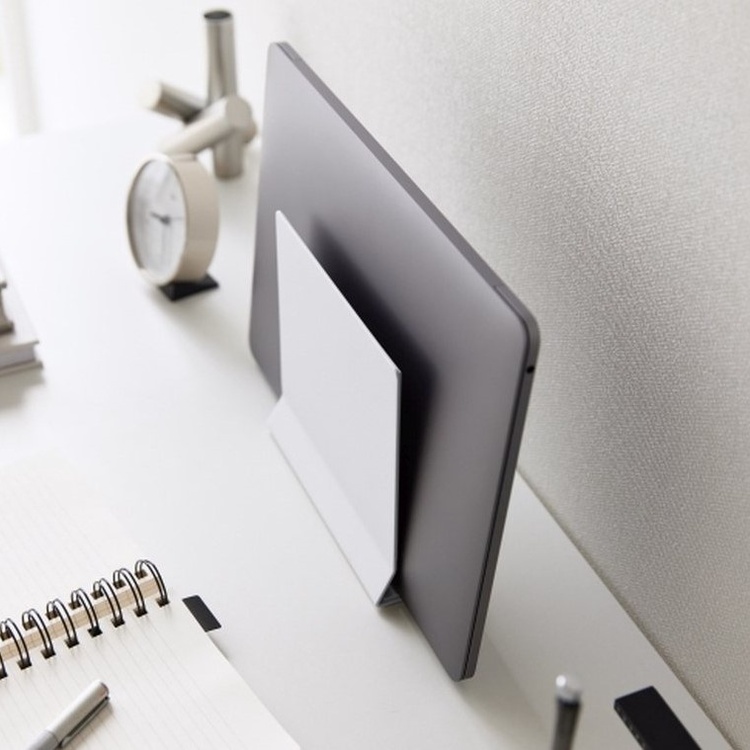 Space Saving Storage, TOWER SLIM LAPTOP STAND, Yamazaki, White