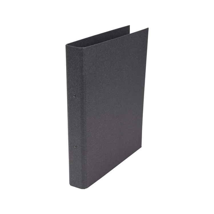 Binder, BIGSO RINGO WOOD PAPER, Swedish 4-hole standard, Dark Oak