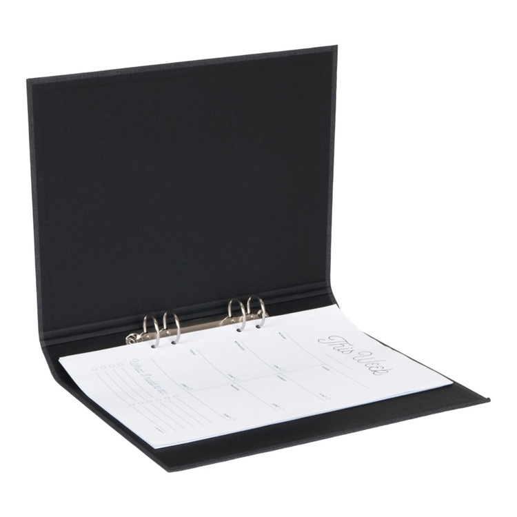Binder, BIGSO RINGO WOOD PAPER, Swedish 4-hole standard, Dark Oak