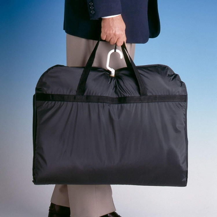 Garment bag with handels, RAYEN, 60 x H 100 cm, Black