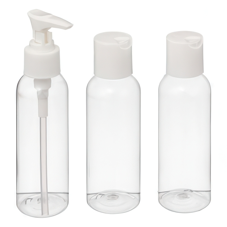 Travel Set, 3 Mini Bottles, 100 ml, FLACON DE VOYAGE, Ø 4 x H13 cm, Clear 