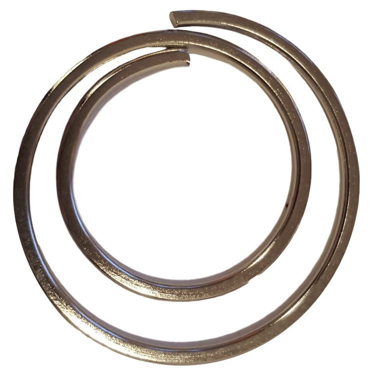 Circular Paper Clips, 25 psc, DESKSTORE MOON LARGE, Ø 3 cm, Silver