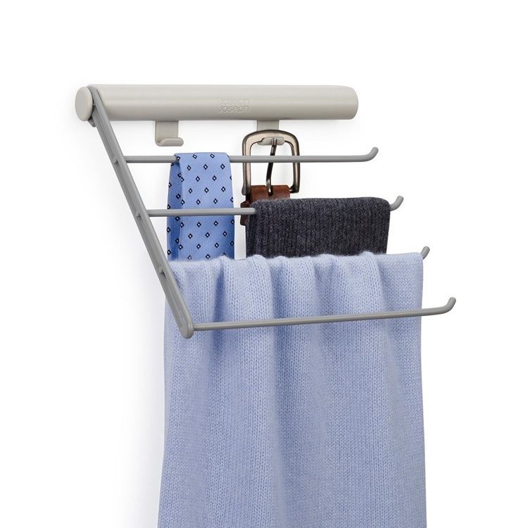 Hanging Rail for Ties / Belts / Scarfs, ORDERLY, Joseph Joseph, Ecru / Grey