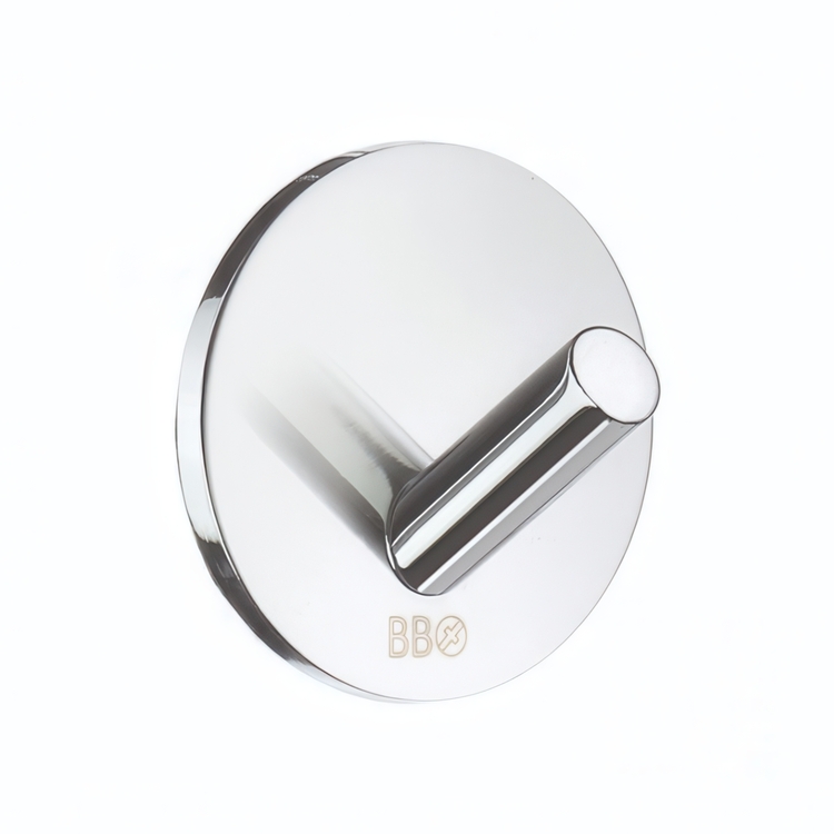 Mini Hooks, Set of 4, Self-adhesive, Round, BESLAGSBODEN, Ø 3 cm