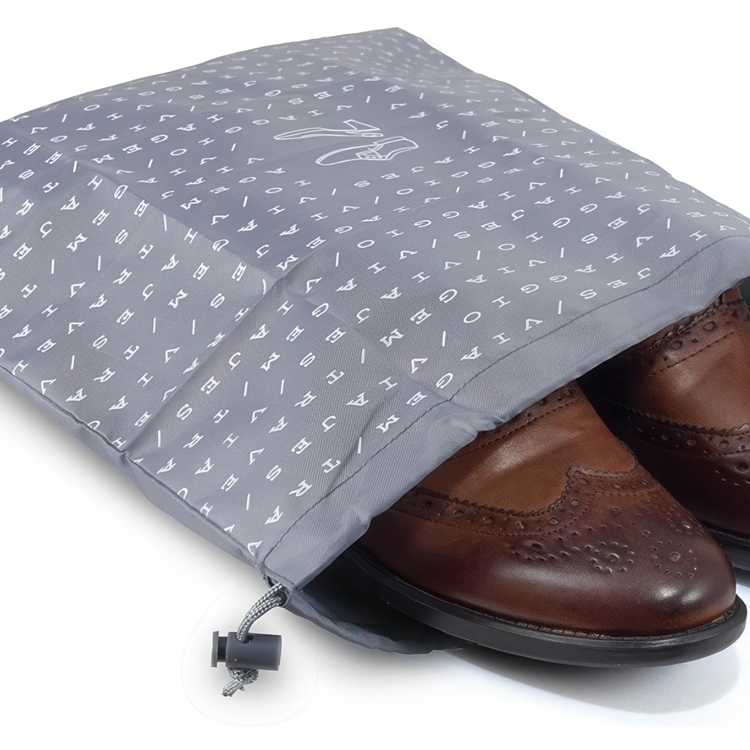 Shoe bag, TRAVEL - SACCHETTO SCARPE, 36 x 40cm, Grey