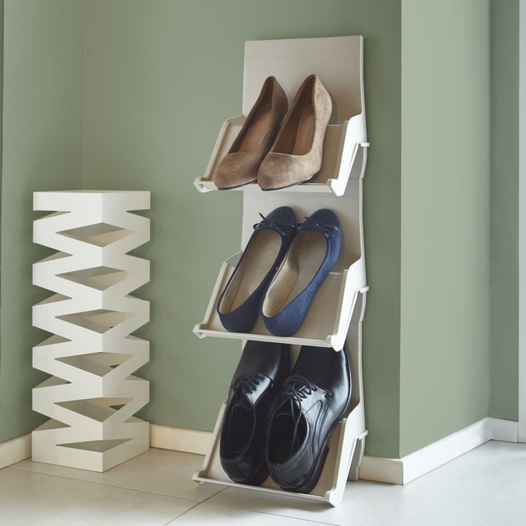 Shoe Organizer, SLID ORGANIZZA SCARPE, 25 x 17,5 x H 27 cm, Sand