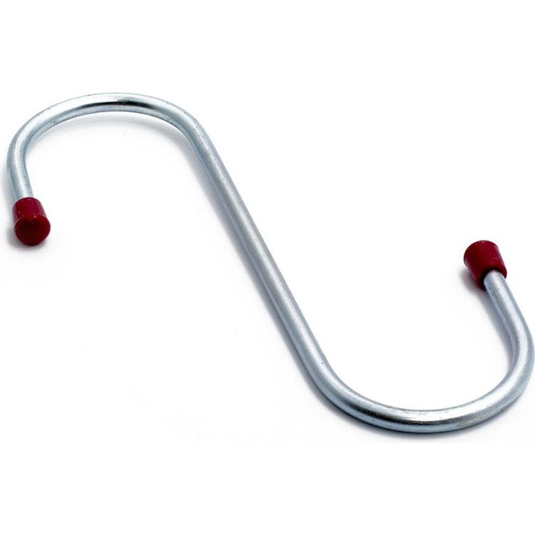 S hook, JUMBO S-HAKE, Habo, 16 cm, Silver / Red
