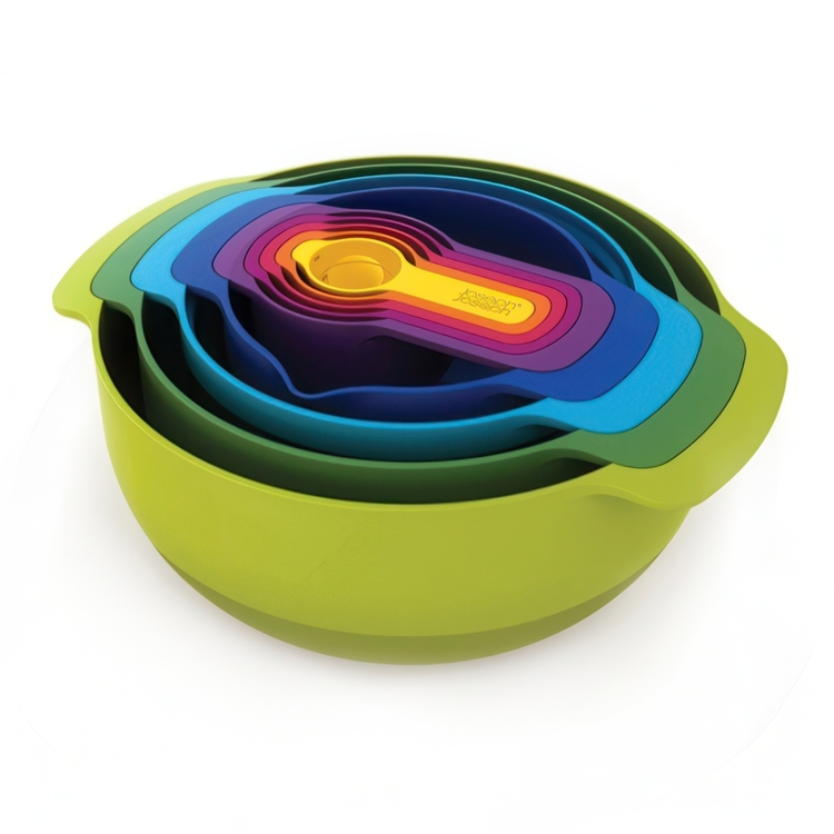Bowls Set, 9 parts, NEST BOWL SET, Joseph Joseph