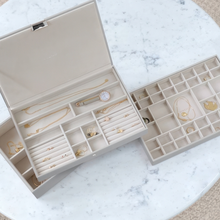 Jewellery Box, 3 layers, SUPERSIZE STACKERS, 36 x 25 x H 15,7 cm