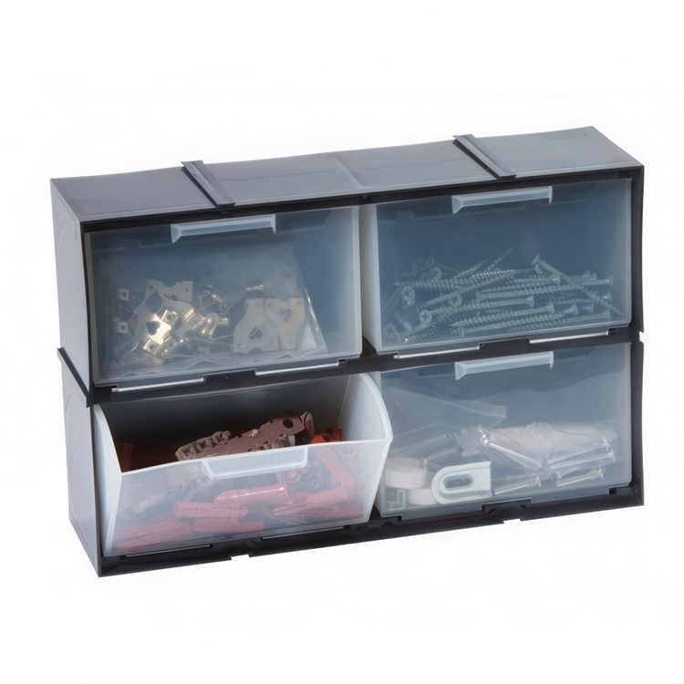 Cabinet with 4 tilting drawers, TILT DRAWER CABINET, 32,5 x 9 x H 20,8 cm, Garland