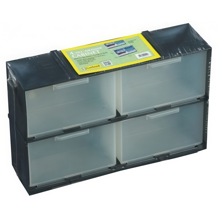 Cabinet with 4 tilting drawers, TILT DRAWER CABINET, 32,5 x 9 x H 20,8 cm, Garland