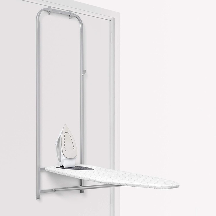 Ironing Board, over door, TABLA DE PLANCHAR ABATIBLE, 110 x 33 cm, White / grey