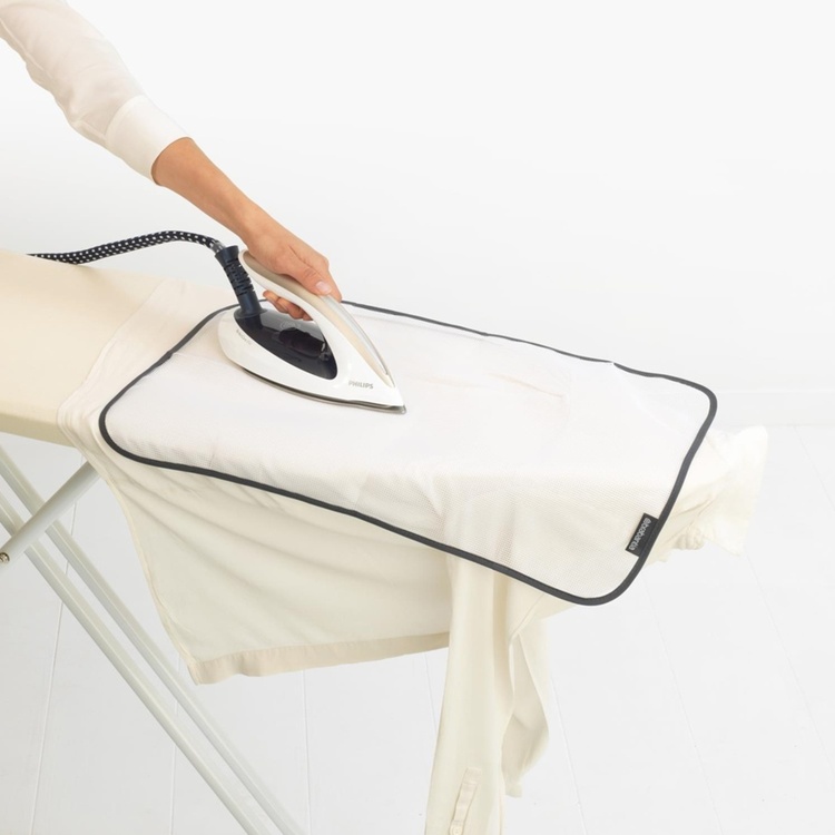 Protective Cloth for Ironing, Mesh, BRABANTIA, 60 x 40 cm, White / Black