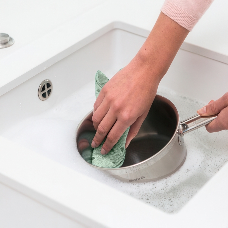 Cleaning cloths in Microfibre, Set of 2, BRABANTIA DISH CLOTHS, 30 x 30 cm