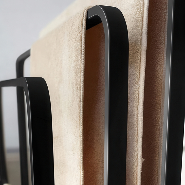 Rack in metal, TOWER TOWEL HANGER, 14 x 70 x H 81 cm