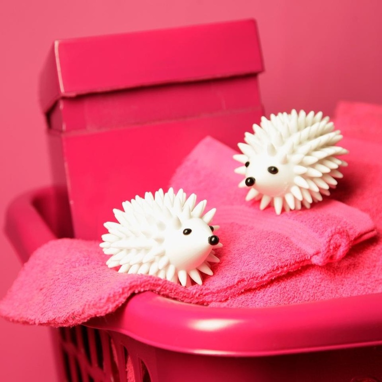 Drying balls for the dryer, Set of 2, HEDGEHOG DRYER, White