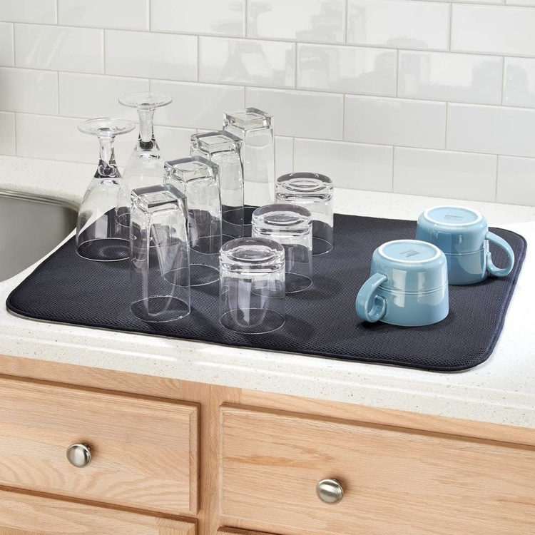 Drying Mat, iDRY LARGE, 46 x 41 cm, Black