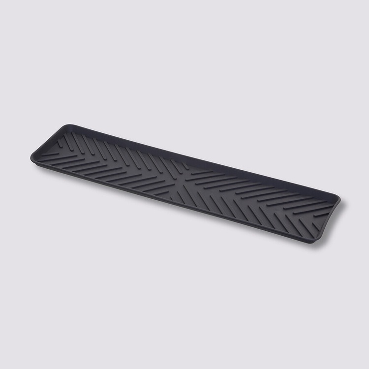 Drain tray , SLIM DRAINING MAT, 40,5 x 10,5 cm, Dark Grey