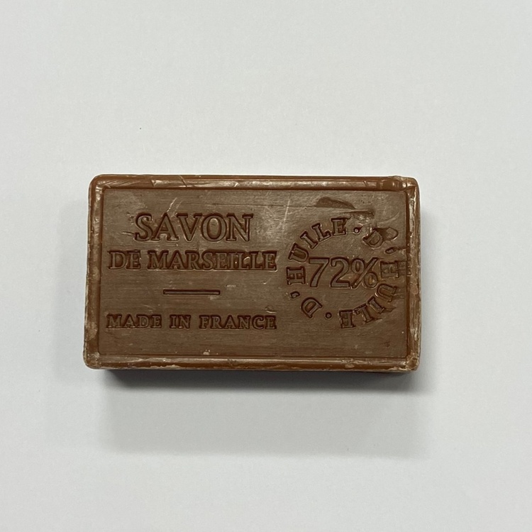 Soap with Vanilla Scent, 100 g, SAVON DE MARSEILLE VANILLE, 8,5 x 5 x H 2,5 cm, Brown