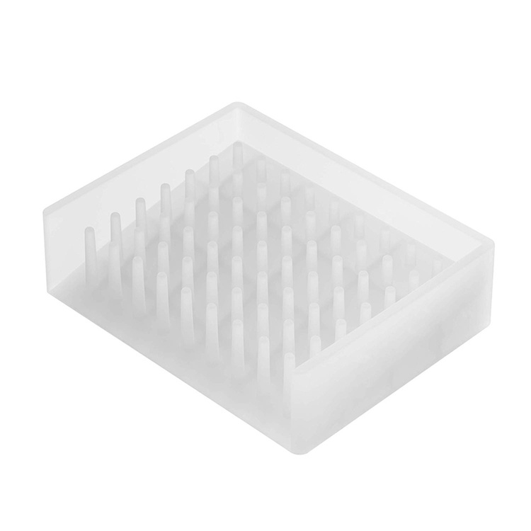 Soap tray, Self Draining, FLOAT, 8,5 x 11 x H 3 cm Yamazaki, White