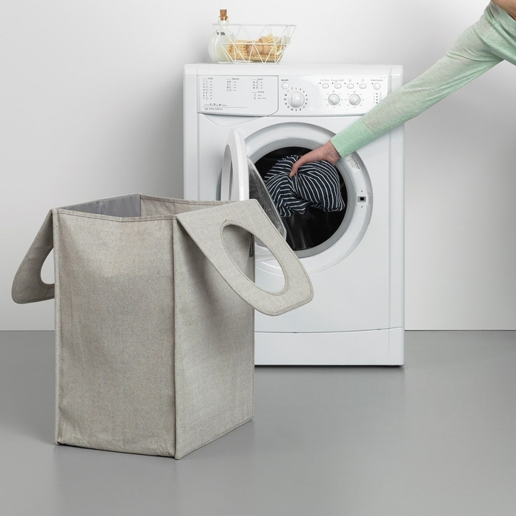 Laundry basket, 55 L, BRABANTIA RECTANGULAR, 29,5 x 40,5 x H 54 cm